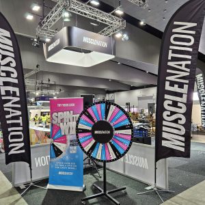 spinning prize wheel